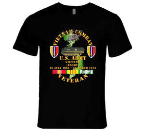 Army - Vietnam Combat Veteran - Us Army Vietnam - Usarv T Shirt