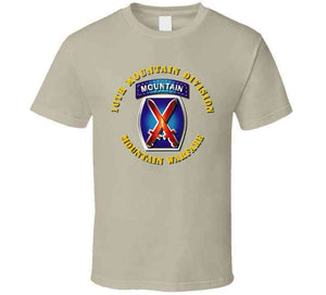 Army - 10th Mountain Division - Ssi T Shirt