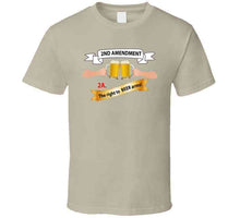 Load image into Gallery viewer, 2nd Amendment 2a - The Right To Beer Arms X 300 T Shirt
