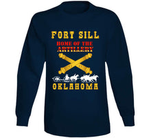 Load image into Gallery viewer, Army - Fort Sill, Home Of Artillery W Cassion - Gold X 300 T Shirt
