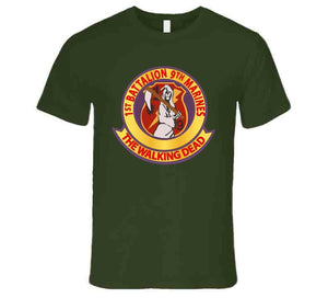 Usmc - 1st Bn 9th Marines Wo Txt T Shirt