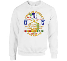Load image into Gallery viewer, Army - Vietnam Combat Veteran W 1st Bn - 50th Inf - 173rd Airborne Bde 1968-69 W Vn Svc T Shirt
