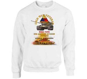 Army - Cold War Vet -  2nd Armored Division  - Garlstedt, Germany - M60a1 Tank  - Hell On Wheels W Fire X 300 Hoodie