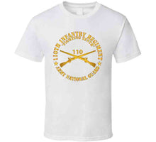 Load image into Gallery viewer, Army - 110th Infantry Regiment - Fighting Tenth - Br - Arng  X 300 T Shirt
