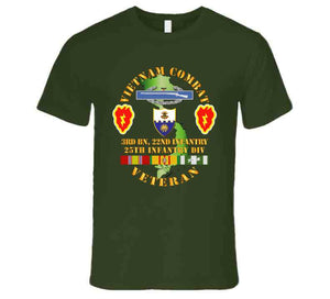 Army - Vietnam Combat Infantry Veteran w 3rd Bn 22nd Inf - 25th ID T Shirt