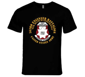 Army  - 563rd Engineer Battalion - Dui - Per Ductum Efficientia - Superstars X 300 T Shirt