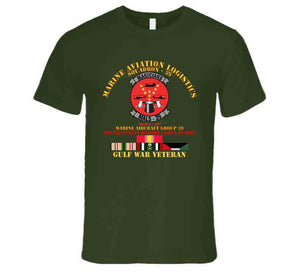 Usmc - Marine Aviation Logistics Squadron 39 - Mals 39 - Magicians - Gulf War Vet W Svc T Shirt
