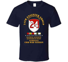 Load image into Gallery viewer, Army -  24th Engineer Group (construction) - Kaiserslautern, Germany 1954 - 1972- W Cold War Svc X 300 T Shirt
