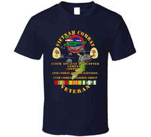 Load image into Gallery viewer, Army - Vietnam Combat Vet - 119th Ahc - 52nd Cab - 17th Combat Aviation Group - Big Helo Vn  Svc X 300 T Shirt
