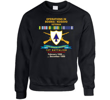 Load image into Gallery viewer, Army - 26th Infantry Regiment - Dui W Br - Ribbon - Top - 1st Bn W Bosnia - Kosovo Svc  X 300 T Shirt
