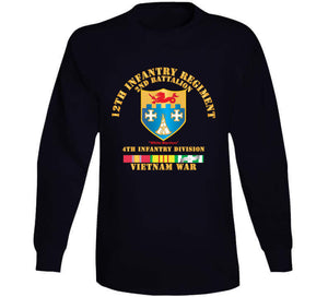 Army - 2nd Bn 12th Inf W Vn Svc Ribbons X 300 Classic T Shirt, Crewneck Sweatshirt, Hoodie, Long Sleeve, Mug