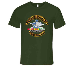 DUI - 173rd Support Battalion w SVC Ribbon T Shirt
