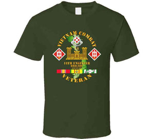 Army - Vietnam Combat Engineer - 18th Engineer Bde W Svc T Shirt