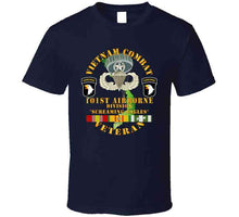 Load image into Gallery viewer, Army - Vietnam Combat Veteran W 101st Airborne Div W Jm - V1 X 300 T Shirt
