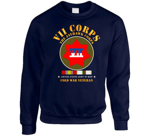 Army -  Vii Corps - The Jayhawk Corps - Ssi W Cold War Svc X 300 T Shirt