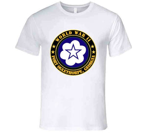 Army - Fort Oglethorpe, Georgia - Army Training Center - Wwii T Shirt