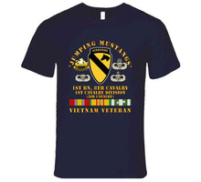 Load image into Gallery viewer, Army - Jumping Mustangs - 1st Bn 8th Cav 1st Cav - W Vn Svc T Shirt
