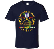 Load image into Gallery viewer, Army - Vietnam Combat Veteran W 1st Bn - 50th Inf - 1st Cav Div 1967-1968 Long Sleeve T Shirt
