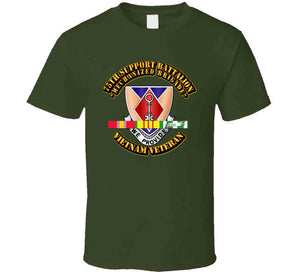 75th Support Battalion w SVC Ribbon  T Shirt