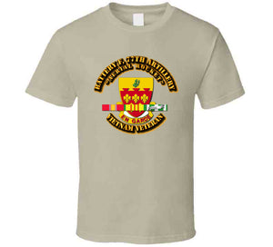 Battery F, 77th Artillery w SVC Ribbon T Shirt