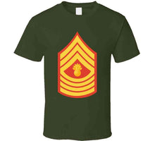 Load image into Gallery viewer, Usmc - Enlisted Insignia - E9 - Master Gunnery Sergeant (mgysgt) - Dress Blue Wo Txt X 300 T Shirt
