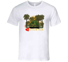 Load image into Gallery viewer, Vietnam Era Helmet Cover - Me Love You Long Time Gi W Jungle - Fire W Txt X 300 (1) T Shirt
