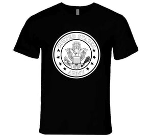 Emblem - United States Army - Blk Stars - Bw X 300 T Shirt