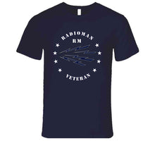 Load image into Gallery viewer, Navy - Radioman - Rm - Veteran Wo Bkgnd - White T Shirt
