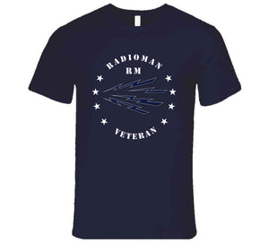 Navy - Radioman - Rm - Veteran Wo Bkgnd - White T Shirt