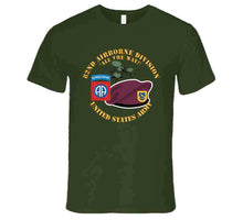 Load image into Gallery viewer, Army - 82nd Airborne Div - Beret - Mass Tac - Maroon  - 1 - 504th Infantry Wo Ds X 300 T Shirt
