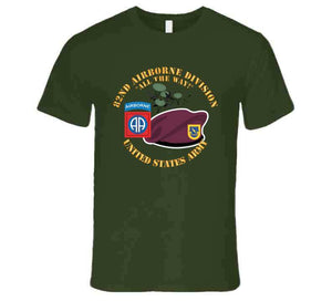 Army - 82nd Airborne Div - Beret - Mass Tac - Maroon  - 1 - 504th Infantry Wo Ds X 300 T Shirt