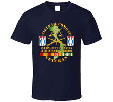 Load image into Gallery viewer, Army - Vietnam Combat Veteran W 1st Bn 20th Inf - 11th Inf Bde Ssi T Shirt
