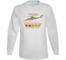 Load image into Gallery viewer, Army - Ah-1 Cobra - Snake Attack - Slicks Are For Kids W Vn Svc T Shirt
