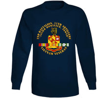 Load image into Gallery viewer, Army - 2nd Battalion, 11th Artillery (105mm Howitzer, Towed) W Vn Svc Ribbon X 300 T Shirt
