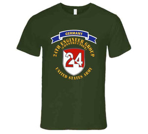 Army  - 24th Engineer Group (construction) - 1954 - 1972 W Germany Tab X 300 T Shirt