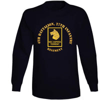 Load image into Gallery viewer, Army - 4th Battalion 27th Infantry W Dui X 300 T Shirt
