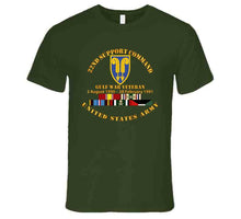 Load image into Gallery viewer, Army - Gulf War Vet w  22nd Support Command - Cir w SVC T Shirt
