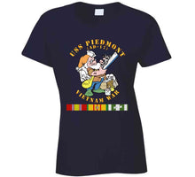 Load image into Gallery viewer, Navy - Uss Piedmont (ad-17) W Vn Svc - Vietnam War Ladies T Shirt
