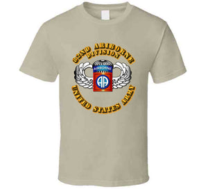 82nd Airborne Division - SSI - Wings T Shirt