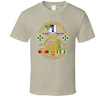 Load image into Gallery viewer, Army - Vietnam Combat Veteran W 1st Bn - 50th Inf - 3rd Bde 4th Inf Div 1968 W Vn Svc T Shirt
