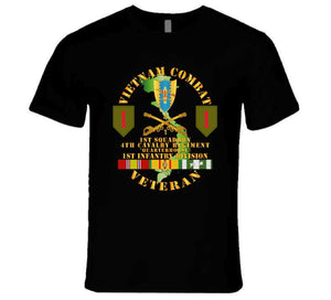 Army - Vietnam Combat Infantry Vet - 1st Squadron 4th Cav - 1st Inf Div Ssi T Shirt