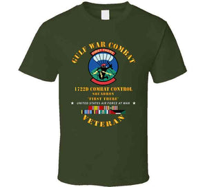 Usaf - Gulf War Combat Vet - 1722d Combat Control W Gulf Svc X 300 T Shirt