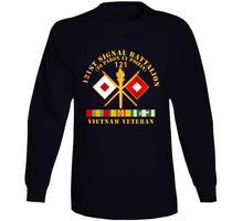 Load image into Gallery viewer, Army - 121st  Signal Bn W  Br - Vietnam Veteran W Bn Num X 300 T Shirt
