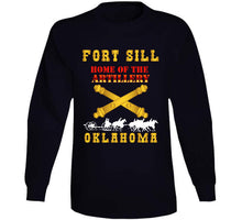 Load image into Gallery viewer, Army - Fort Sill, Home Of Artillery W Cassion - Gold X 300 T Shirt
