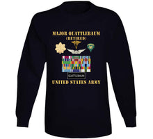 Load image into Gallery viewer, Maj Quattlebaum Retired W Ribbons T Shirt

