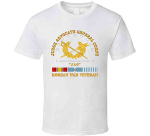 Army - Judge Advocate Veteran Corps, Veteran, "Jag", Korean War Veteran with Korean War Service Ribbons - T Shirt, Premium and Hoodie