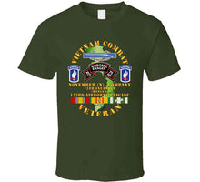 Load image into Gallery viewer, Army - Vietnam Combat Vet - N Co 75th Infantry (ranger) - 173rd Airborne Bde Ssi T Shirt
