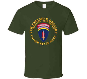 Army -  7th Engineer Bde - Us Army W Tab X 300 T Shirt
