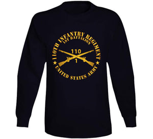 Army - 1st Battalion, 110th Infantry Regiment - Br  X 300 T Shirt