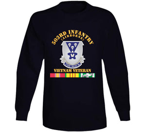 Army - 503rd Infantry - Vietnam Veteran X 300 Long Sleeve